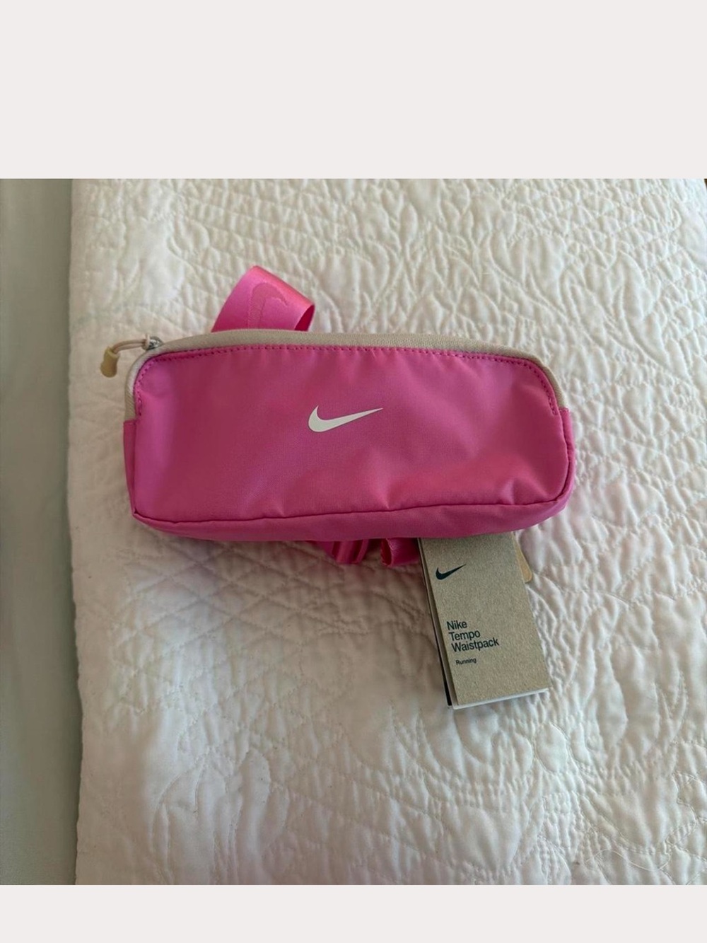 Nike Pink Tempo Waist Pack Pouch